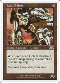 Lead Golem - Classic Sixth Edition - Magic: The Gathering card