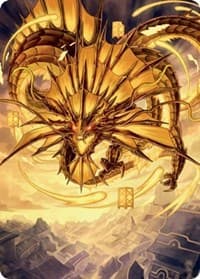 Ao, the Dawn Sky Art Card (46/81) - Art Series: Kamigawa: Neon Dynasty - Magic: The Gathering card