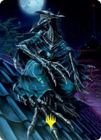 Jin-Gitaxias, Progress Tyrant Art Card (Gold-Stamped Signature) - Art Series: Kamigawa: Neon Dynasty - Magic: The Gathering card