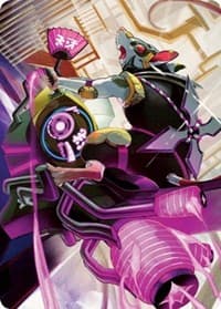 Nashi, Moon Sage's Scion Art Card - Art Series: Kamigawa: Neon Dynasty - Magic: The Gathering card