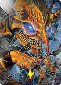 Reflection of Kiki-Jiki Art Card (Gold-Stamped Signature) - Art Series: Kamigawa: Neon Dynasty - Magic: The Gathering card