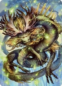 Kura, the Boundless Sky Art Card - Art Series: Kamigawa: Neon Dynasty - Magic: The Gathering card
