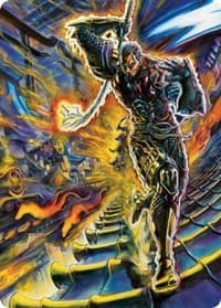 Kaito Shizuki Art Card (71/81) - Art Series: Kamigawa: Neon Dynasty - Magic: The Gathering card