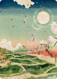 Plains (293) Art Card (79/81) - Art Series: Kamigawa: Neon Dynasty - Magic: The Gathering card