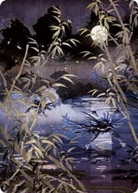 Swamp (297) Art Card - Art Series: Kamigawa: Neon Dynasty - Magic: The Gathering card