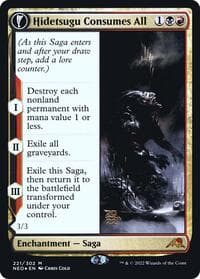 Hidetsugu Consumes All - Prerelease Cards - Magic: The Gathering card