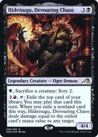 Hidetsugu, Devouring Chaos - Prerelease Cards - Magic: The Gathering card