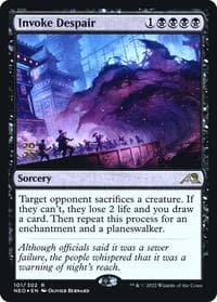 Invoke Despair - Prerelease Cards - Magic: The Gathering card