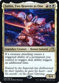 Isshin, Two Heavens as One - Prerelease Cards - Magic: The Gathering card