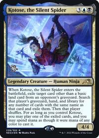 Kotose, the Silent Spider - Prerelease Cards - Magic: The Gathering card