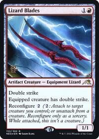 Lizard Blades - Prerelease Cards - Magic: The Gathering card