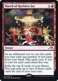 March of Reckless Joy - Prerelease Cards - Magic: The Gathering card
