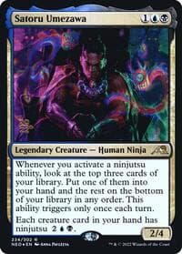 Satoru Umezawa - Prerelease Cards - Magic: The Gathering card
