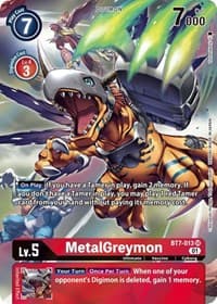 MetalGreymon (Alternate Art) - Next Adventure - Digimon Card Game card