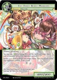 The Three Beast Warriors - Game of Gods: Reloaded - Force of Will card