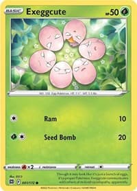 Exeggcute - SWSH09: Brilliant Stars - Pokemon card