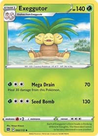 Exeggutor - SWSH09: Brilliant Stars - Pokemon card