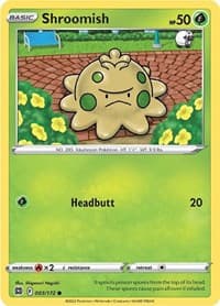 Shroomish - SWSH09: Brilliant Stars - Pokemon card