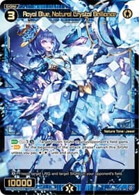 Royal Blue, Natural Crystal Brilliance - Changing Diva - WIXOSS card
