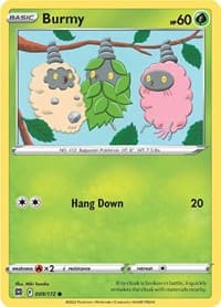 Burmy - SWSH09: Brilliant Stars - Pokemon card