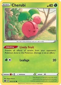 Cherubi - SWSH09: Brilliant Stars - Pokemon card