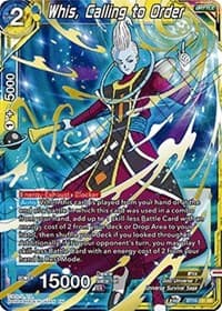 Whis, Calling to Order - Realm of the Gods - Dragon Ball Super: Masters card