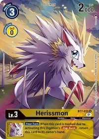 Herissmon (Alternate Art) - Next Adventure - Digimon Card Game card