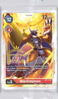 Championship 2021 Finals Event Pack Alt-Art Gold Stamp Set - Digimon Promotion Cards - Digimon Card Game card