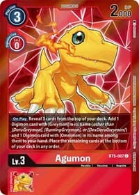 Agumon (Event Pack 2) - Battle of Omni - Digimon Card Game card