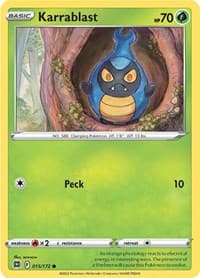 Karrablast - SWSH09: Brilliant Stars - Pokemon card