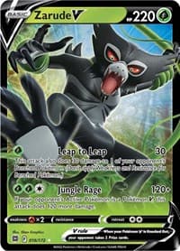 Zarude V - SWSH09: Brilliant Stars - Pokemon card