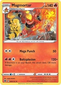 Magmortar - SWSH09: Brilliant Stars - Pokemon card