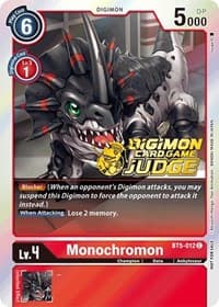 Monochromon (Judge Pack 1) - Battle of Omni - Digimon Card Game card