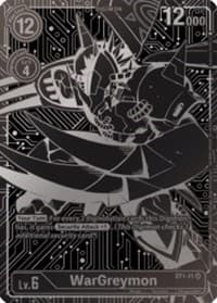 WarGreymon - ST1-11 (2021 Championship Finals 2nd Place) - Starter Deck 01: Gaia Red - Digimon Card Game card