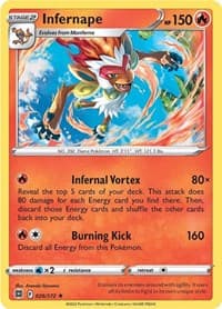 Infernape - SWSH09: Brilliant Stars - Pokemon card