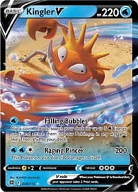 Kingler V - SWSH09: Brilliant Stars - Pokemon card