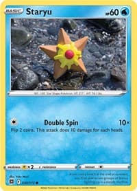 Staryu - SWSH09: Brilliant Stars - Pokemon card