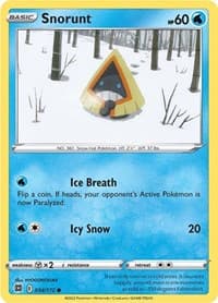 Snorunt - SWSH09: Brilliant Stars - Pokemon card