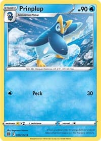 Prinplup - SWSH09: Brilliant Stars - Pokemon card