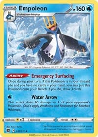 Empoleon - SWSH09: Brilliant Stars - Pokemon card