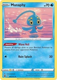 Manaphy - SWSH09: Brilliant Stars - Pokemon card