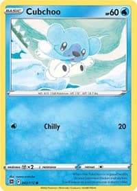 Cubchoo - SWSH09: Brilliant Stars - Pokemon card