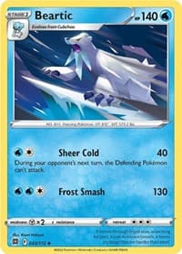 Beartic - SWSH09: Brilliant Stars - Pokemon card