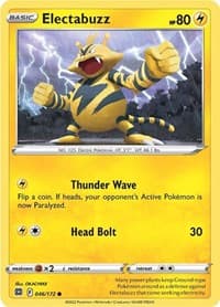 Electabuzz - SWSH09: Brilliant Stars - Pokemon card