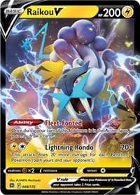 Raikou V - SWSH09: Brilliant Stars - Pokemon card