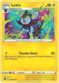 Luxio - SWSH09: Brilliant Stars - Pokemon card