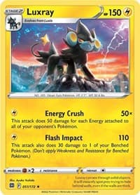Luxray - SWSH09: Brilliant Stars - Pokemon card