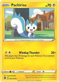 Pachirisu - SWSH09: Brilliant Stars - Pokemon card
