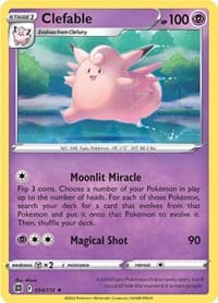 Clefable - SWSH09: Brilliant Stars - Pokemon card