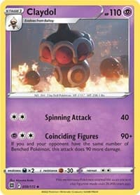 Claydol - SWSH09: Brilliant Stars - Pokemon card